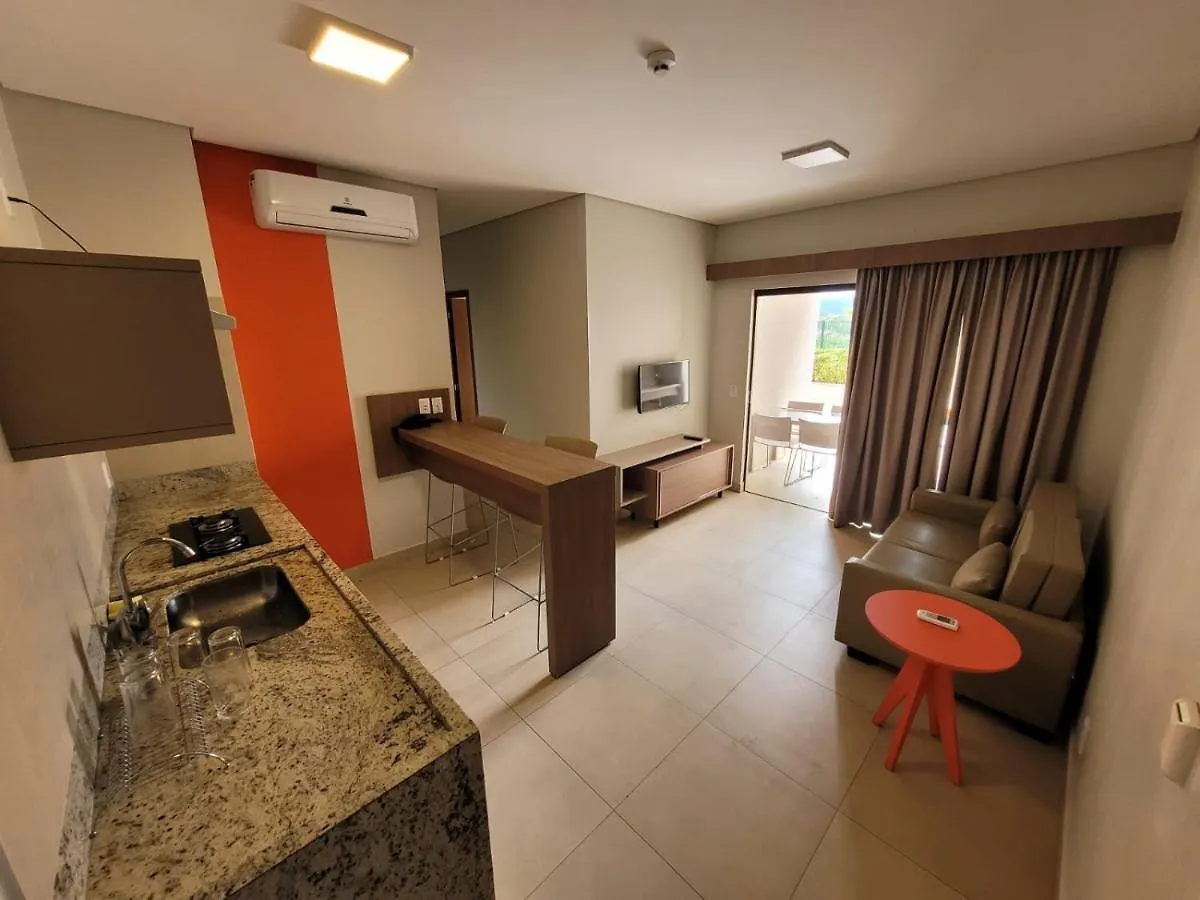 Apartamento 2 Quartos No Alta Vista Thermas Resort カルダス・ノバス アパートホテル
